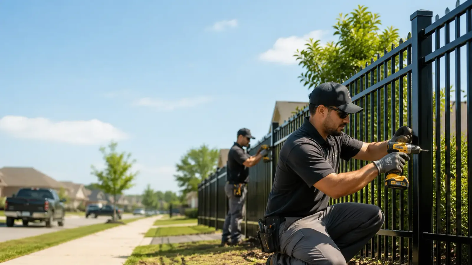 Metal Fence Installation in Dousman, WI